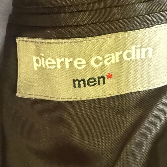 Pierre Cardin Men Blazer Sports Jacket Black 3 Button 100% Worsted Wool Size 42R - Picture 2 of 8